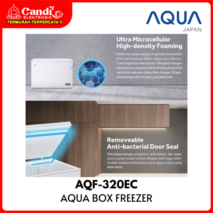 Aqua Refrigerator Box Freezer 